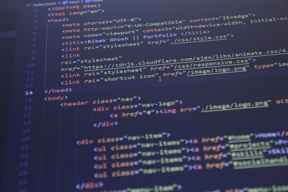 Analytics data on computer screen for hotel website diagnostics