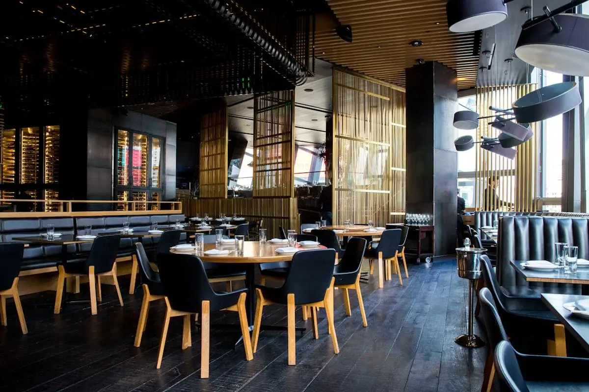 Restaurant interior with warm lighting — restaurant industry statistics 2026
