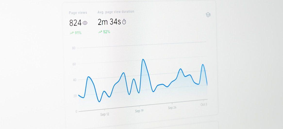 Line Graph On Computer Screen ROI