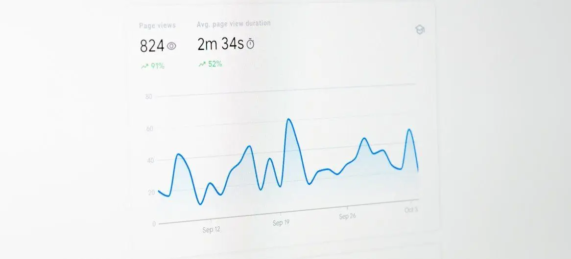 Line Graph On Computer Screen ROI
