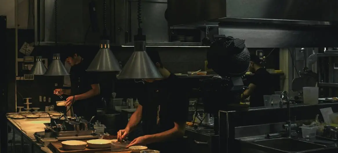 Restaurant kitchen team — restaurant storytelling marketing